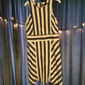 Sharagano striped dress